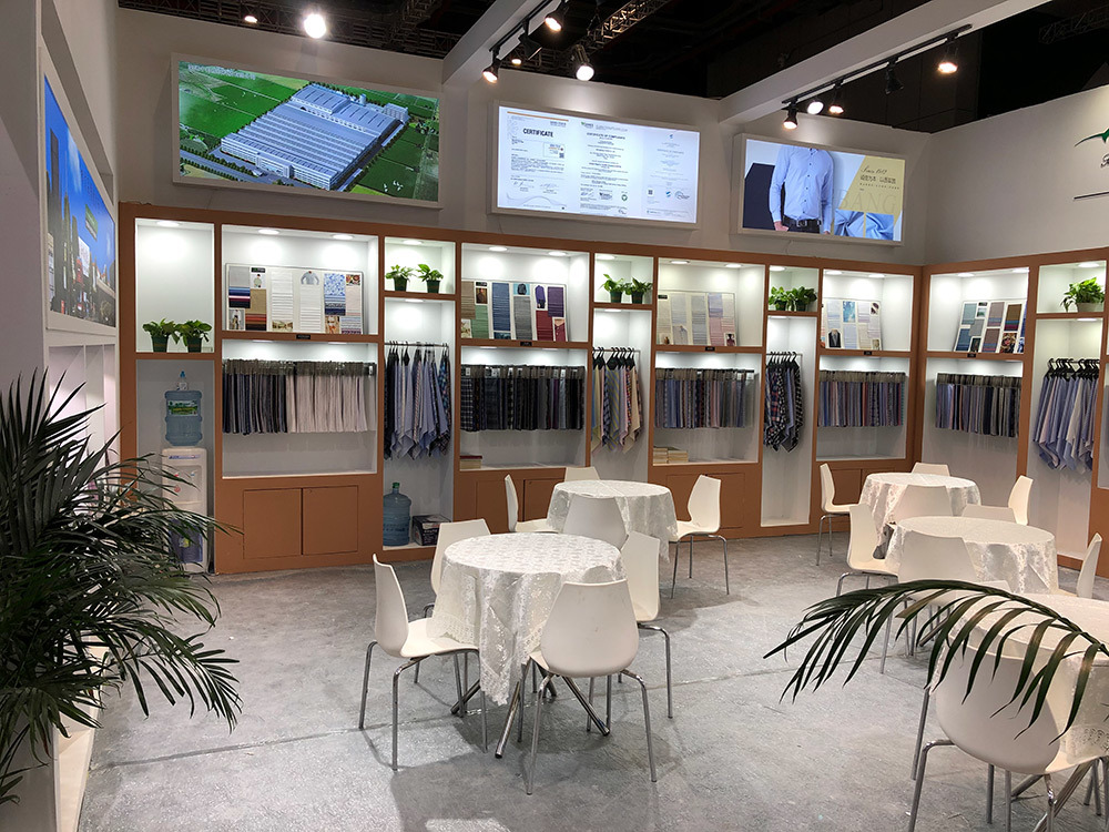 中邦紡織參加2020上海Intertextile秋冬面料博覽會，接洽了衆多海内外客戶